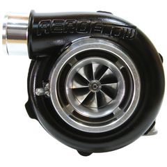 BOOSTED 5455 1.01 Reverse Rotation Turbocharger 650HP, Hi Temp Black Finish