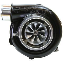 BOOSTED 5855 .83 Reverse Rotation Turbocharger 750HP, Hi Temp Black Finish