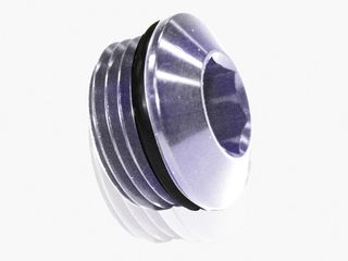 Slimline ORB Port Plug -20AN - Silver Finish
