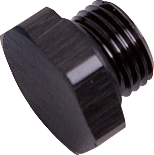 ORB Port Plug -4AN - Black Finish