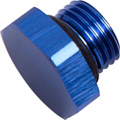 ORB Port Plug -8AN - Blue Finish