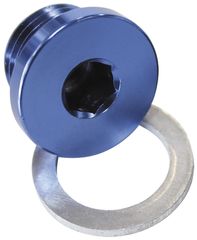 Metric Port Plug M10 x 1.0 - Blue Finish