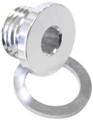 Metric Port Plug M10 x 1.0 - Silver Finish