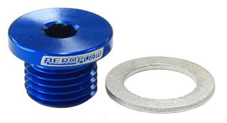 Metric Port Plug M12 x 1.25 - Blue Finish