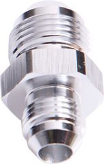 Male Flare Reducer -8AN to -6AN - Silver Finish