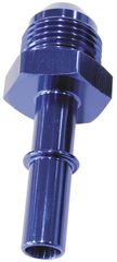 Push-In EFI Fuel Fitting -6AN Push-on to 5/16" Male Hard Tube - Blue Finish