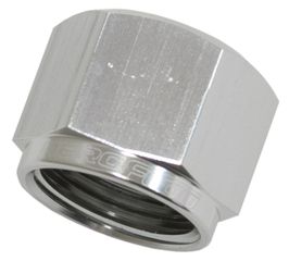 AN Flare Cap -8AN - Silver