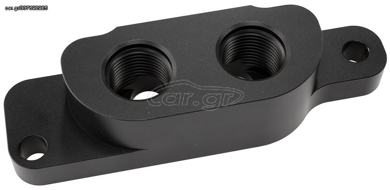 Oil Block Adapter with 2x Female -10ORB Ports - Suit GM LS Series