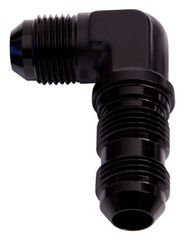 90° AN Bulkhead -3AN - Black Finish