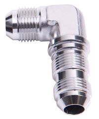 90° AN Bulkhead -3AN - Silver Finish