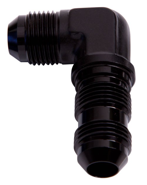 90° AN Bulkhead -4AN - Black Finish
