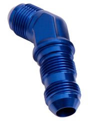 45° AN Bulkhead -10AN - Blue Finish