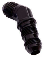 45° AN Bulkhead -10AN - Black Finish