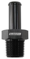 Male NPT to Straight AN Hose Barb - 1/2" NPT to -10 100/450 series Hose, Black Finish