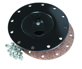 Billet Fuel Cell Cap Assembly - Suits All RCI Fuel Cells, Black Finish