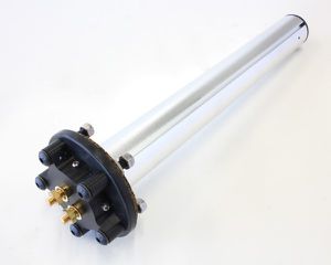 Fuel Sender Unit 240-33 ohm Top Mount Tube Style - 10" Deep, 240 ohms Empty, 33 ohms Full
