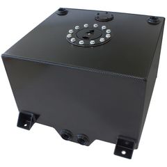 Aluminium 10 Gallon (38L) Fuel Cell with Cavity/Sump (Black)