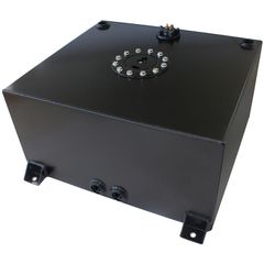 Aluminium 15 Gallon (57L) Fuel Cell with Flat Bottom and Fuel Sender (Black)