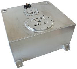 Aluminium 15 Gallon (57L) Fuel Cell Flat Bottom Triple Pump Hanger and Fuel Sender