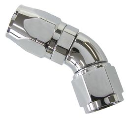 880 Elite Series Full Flow Cutter Swivel 45° Hose End -8AN - Suits 100 and 450 Series Hose