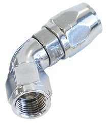 880 Elite Series Full Flow Cutter Swivel 60° Hose End -6AN - Suits 100 & 450 Series Hose