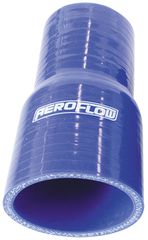 Straight Silicone Hose Reducer 1-1/8" - 1" (28-25mm) I.D - Gloss Blue Finish. 5"