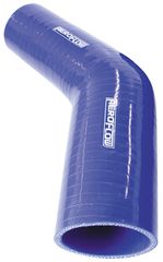 45° Silicone Hose Reducer 2-1/4" - 2" (57-50mm) I.D - Gloss Blue Finish. 5-1/2"