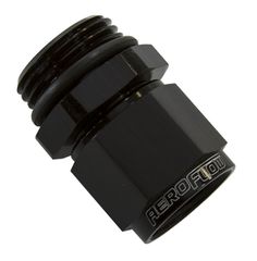 Male -12 ORB to Female -12AN Swivel Adapter - Black Finish