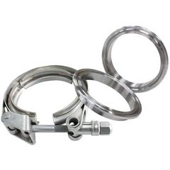 2-1/4" V-Band Clamp Kit with Aluminium Weld Flanges