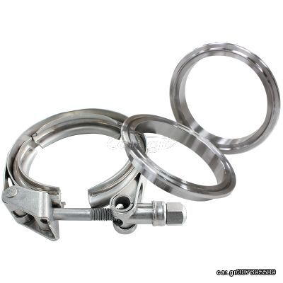 3" (76.2mm) V-Band Clamp Kit with Steel Weld Flanges