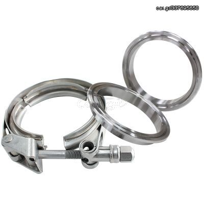 3-1/2" V-Band Clamp Kit with Steel Weld Flanges