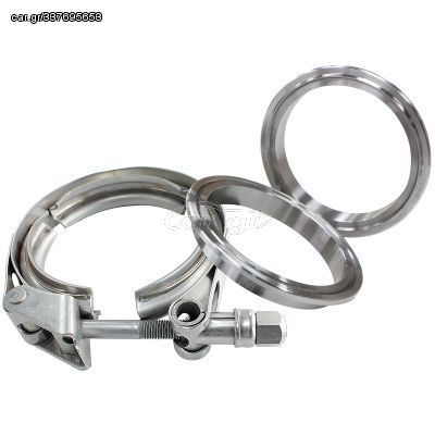 4" V-Band Clamp Kit with Steel Weld Flanges
