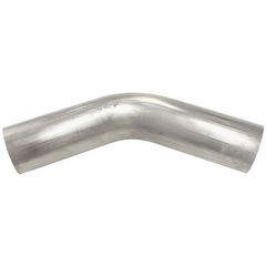 S/S 45° Mandrel Bend - 3" O.D, .065" Wall, 6" Leg
