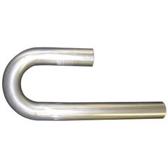 S/S 180° Mandrel J Bend - 2-3/4" O.D, .065" Wall, 6"/12" Leg