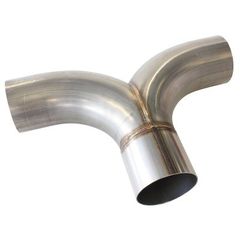 S/S Y-Pipe - 3" Radius Flow Bend, 3" O.D