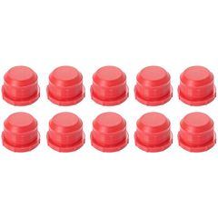 Male Plastic Block Off Caps - Suit -6AN, 10-Pack