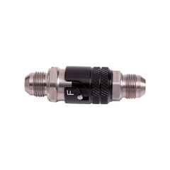 Titanium Quick Release Fitting -3AN EPDM Seal (Brake) - Black Finish