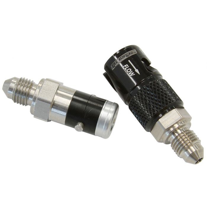 S/S Quick Release Fitting -3AN EPDM Seal - Black Finish
