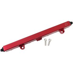 Honda K20 and K24 Billet EFI Fuel Rail - Red Suit 14mm Full Length Fuel Injectors, -8ORB Ports