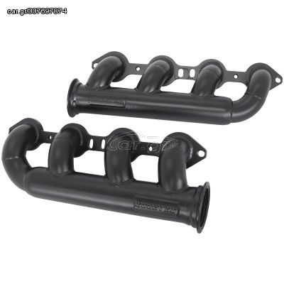 GM LS Twin Turbo Manifolds Forward Facing 2.5" V-Bands, Sold As a Pair