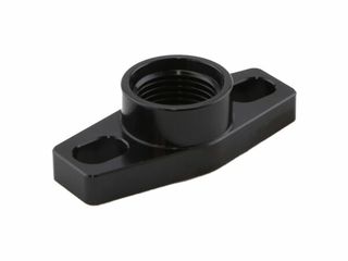Billet Turbo Drain adapter with Silicon O-ring. 38 - 44mm slotted hole centre - small frame universal fit