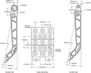 KIT,PEDAL REPLACEMENT,FORGED,REVERSE MT DUAL PEDAL-thumb-1