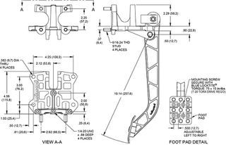 PEDAL ASSEMBLY,REVERSE MT,5:1,DUAL M/C,FORGED PEDAL-thumb-1