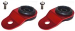 Torque Solution Radiator Mount Combo w/ Inserts (RED) : Mitsubishi Evolution 7/8/9