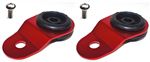 Torque Solution Radiator Mount Combo w/ Inserts (RED) : Mitsubishi Evolution 7/8/9