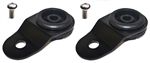 Torque Solution Radiator Mount Combo w/ Inserts (Black) : Mitsubishi Evolution 7/8/9