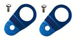 Torque Solution Radiator Mount Combo (Blue) : Mitsubishi Evolution 7/8/9