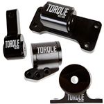 Torque Solution Billet Aluminum 4 Piece Full Engine Mount Kit: Mitsubishi Evolution VII-IX 2001-2006