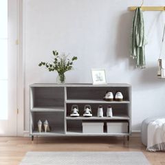 Παπουτσοθήκη Γκρι Sonoma 102x36x60 εκ. από Επεξεργασμένο Ξύλο 831410