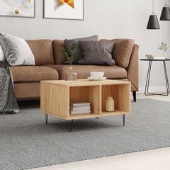 Τραπεζάκι Σαλονιού Sonoma Δρυς 60x50x36,5εκ. Επεξεργασμένο Ξύλο 830543